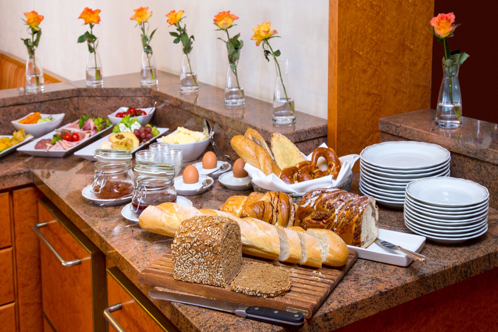 Speisebereich im Kurhotel Roswitha