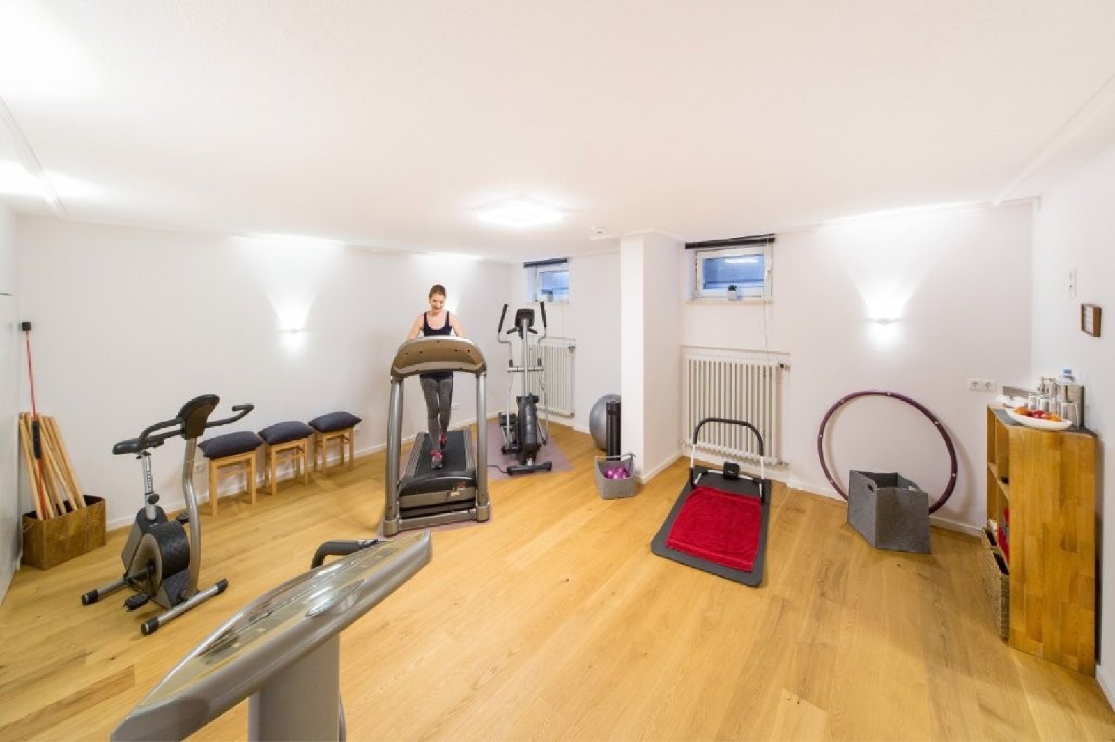 Trainingsbereich im Fitnessraum